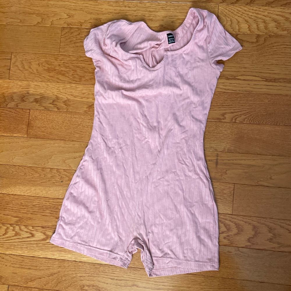 SHEIN pink bodysuit size XS